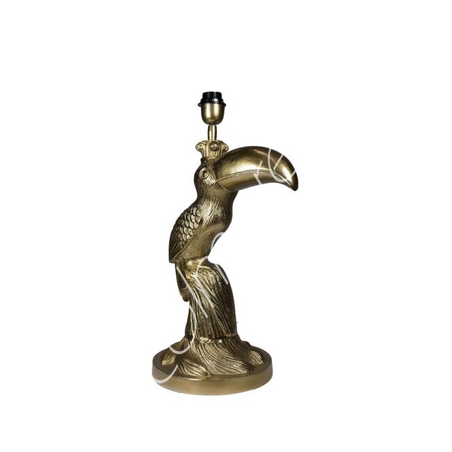 Colmore Lamp base parrot  33x26x63 RAW Bronze