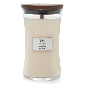 Woodwick White Honey Large Candle WoodWick© 130h.