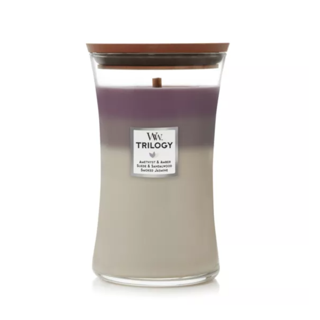 Woodwick Trilogy Amethyst Sky Large Candle WoodWick© 130h.