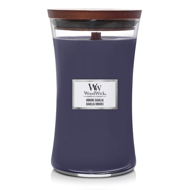 Woodwick Hinoki Dahlia Large Candle Large Candle WoodWick© 130h.