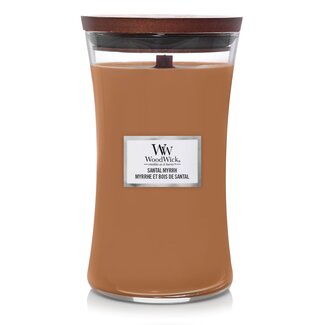 Woodwick Santal Myrrh Large Candle Large Candle WoodWick© 130h.