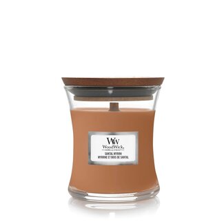 Woodwick Santal Myrrh Mini Candle WoodWick© 20h.