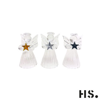 Home Society Glazen Deco engeltjes Zazza S