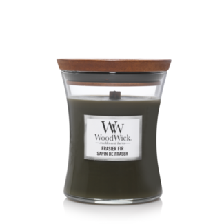 Woodwick Frasier Fir Medium Candle WoodWick© 60h.