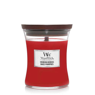 Woodwick Crimson Berries Medium Candle WoodWick© 60h.