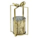 Colmore Windlicht geschenk goud met glas en strik 30x51