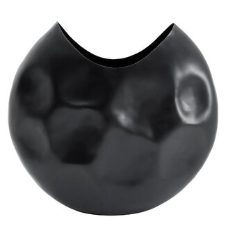 PTMD Lio Black aluminium pot oval dented