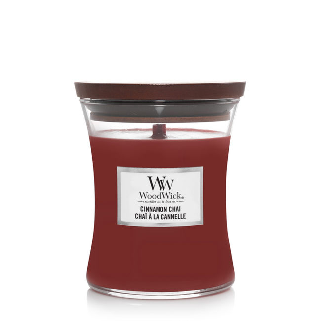 Woodwick Cinnamon Chai Medium Candle WoodWick© 60h.