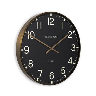 Decostar Klok ro Clocksmith L zwart/goud-Ø53CM