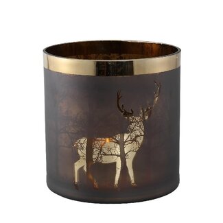 PTMD Xmas Yuno brown stormlight gold rim reindeer L