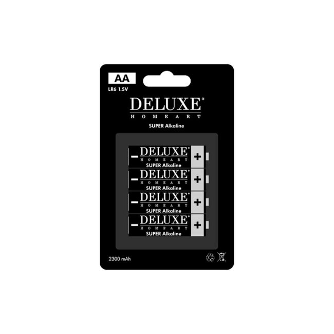 Deluxe Homeart AA- Batterijen - 4 stuks