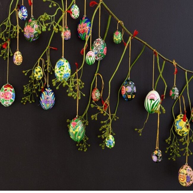 Home Society Deco Egg Xo Multi L