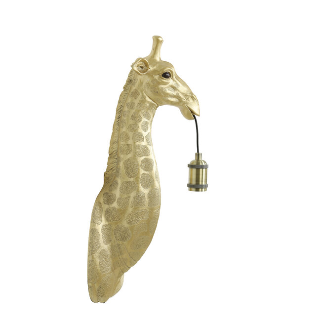 Light & Living Wandlamp 20,5x19x61cm Giraffe gold