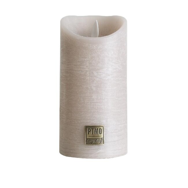 PTMD LED Light Candle beige moveable flame L