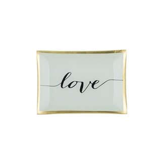 Gift Company Love Plate M, Love, white