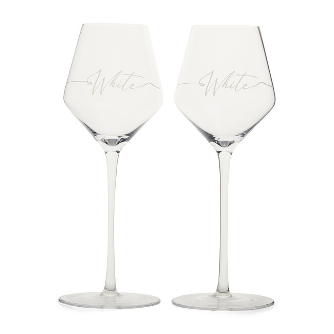 Riviera Maison Wijnglas RM White, 2 Stuks