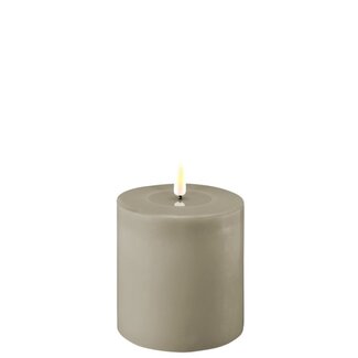 Deluxe Homeart Sand Real Flame LED Candle Ø10x10cm