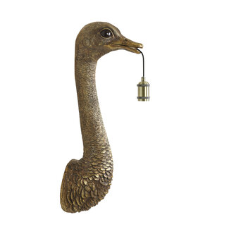 Light & Living Wandlamp 25x19x72 cm OSTRICH antiek brons