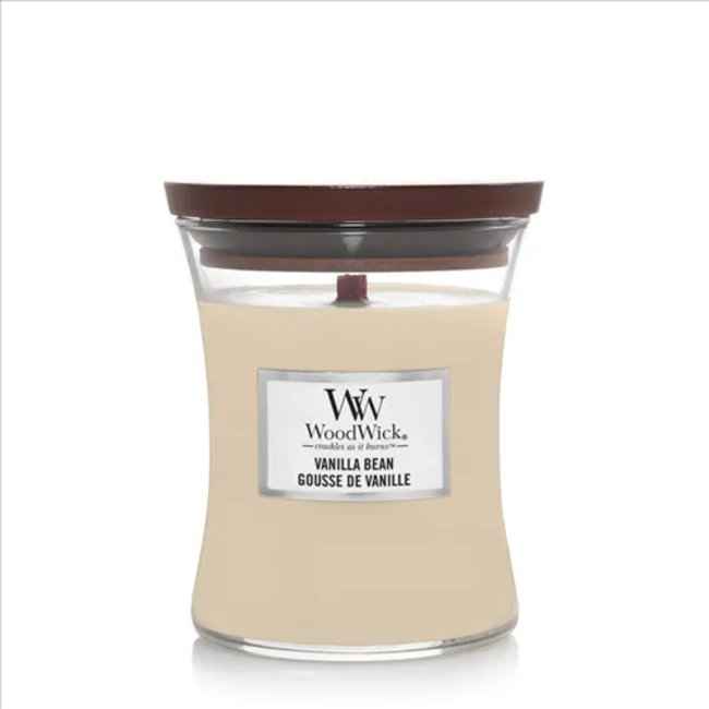 Woodwick Vanilla Bean Medium Candle WoodWick© 60h.