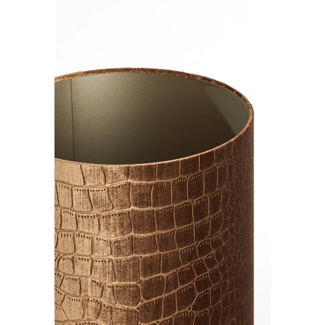 Light & Living Kap cilinder 30-30-42 cm PRAYA bruin