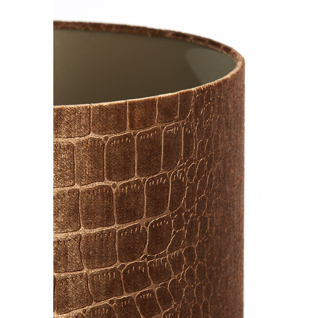 Light & Living Kap cilinder 30-30-42 cm PRAYA bruin