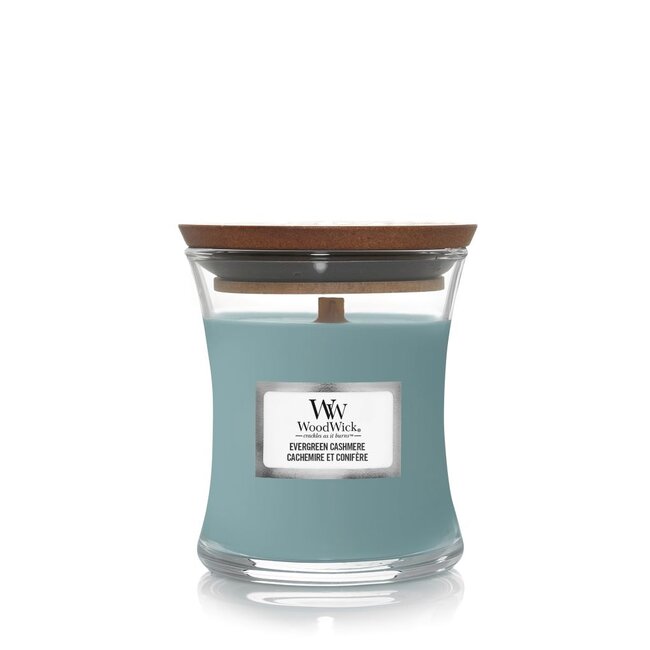 Woodwick Evergreen Cashmere Mini Candle WoodWick© 20h.