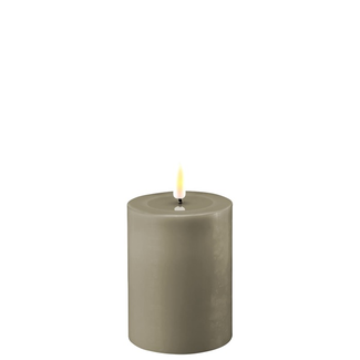 Deluxe Homeart Sand LED Candle Real Flame Ø7,5 x10cm