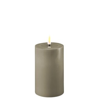 Deluxe Homeart Sand Real Flame LED Candle Ø7,5 x15cm