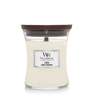 Woodwick Linen Medium Candle WoodWick© 60h.