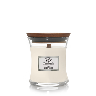 Woodwick Linen Mini Candle WoodWick© 20h.