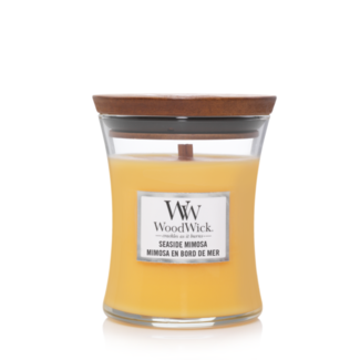 Woodwick Seaside Mimosa Medium Candle WoodWick© 60h.