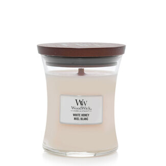 Woodwick White Honey Medium Candle WoodWick© 60h.