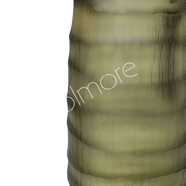 Colmore Vaas m/snijglas grijs/creme 16x16x46