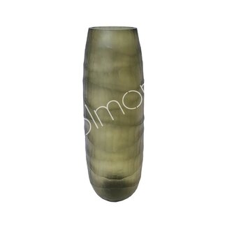 Colmore Vaas m/snijglas grijs/creme 13x13x39