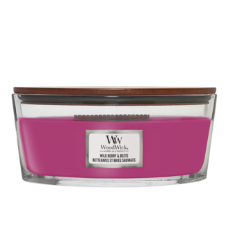 Woodwick Wild Berry & Beets Ellipse WoodWick© HearthWick Flame© 50h