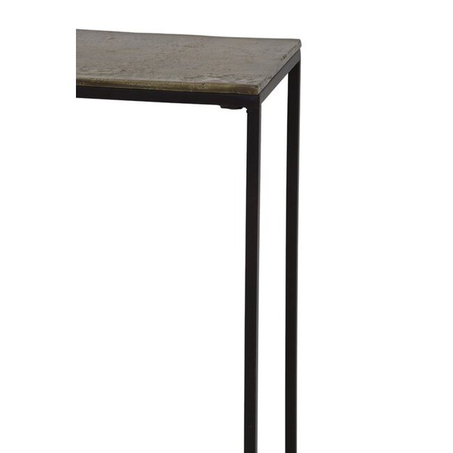 Light & Living Side table S/2 max 119x25x80 cm HARTSVILLE d. bruin brons