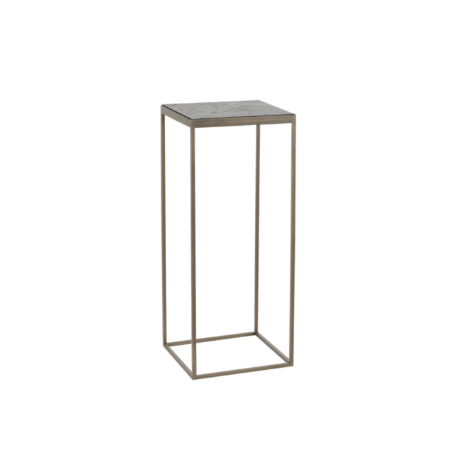 Light & Living Zuil CHISA hout zwart-ant brons M 33x33x80 cm