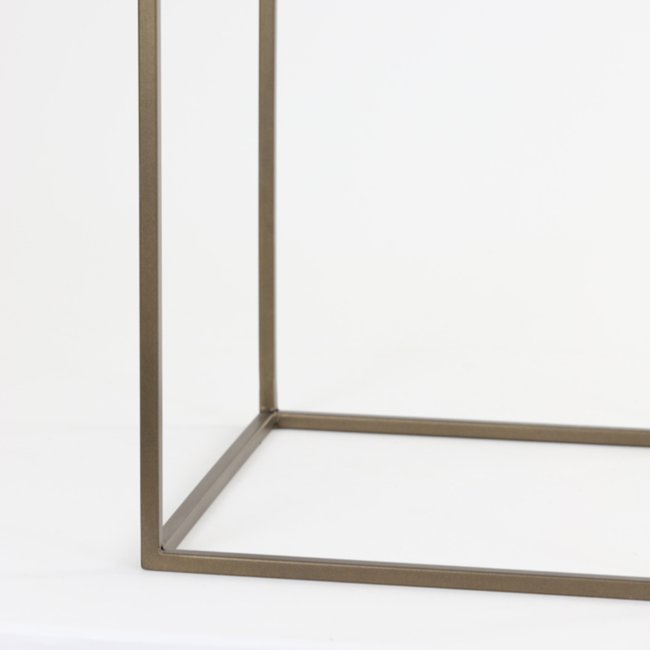 Light & Living Zuil CHISA hout zwart-ant brons M 33x33x80 cm