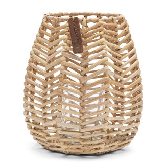 Riviera Maison Kaarsenhouder Rustic Rattan Hexagon