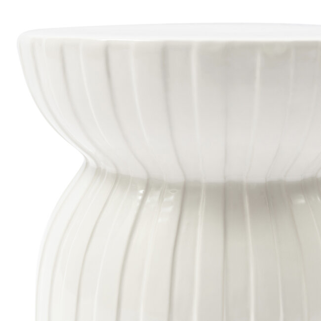 Riviera Maison Bijzettafel Sintra Puur Wit 35CM