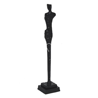 Colmore Decoratieve sculptuur ALU RUW/MATBLACK 11x11x66