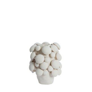 Light & Living Vaas deco Ø23,5x23x32 cm PLENTZIA mat crème