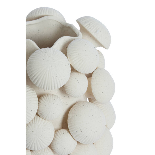 Light & Living Vaas deco Ø23,5x23x32 cm PLENTZIA mat crème