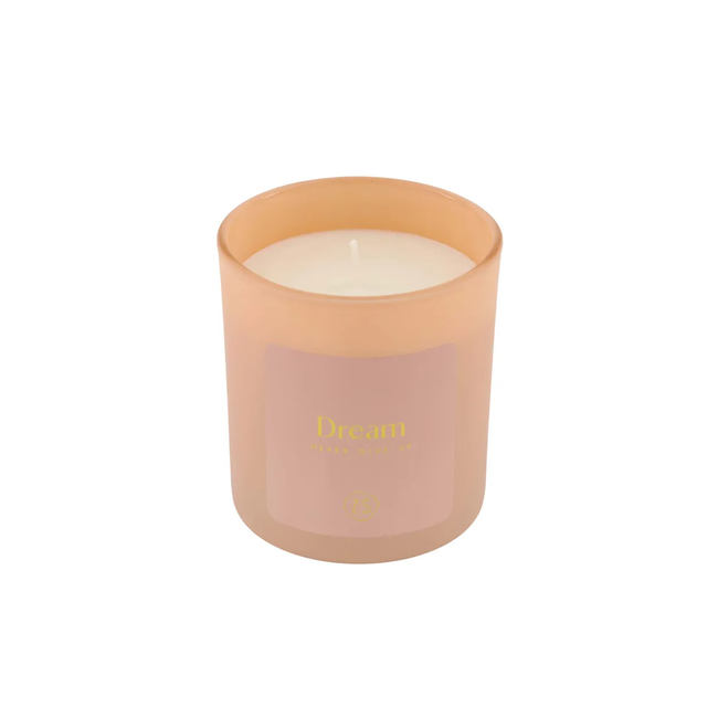 Zusss Geurkaars in glas tropisch hout dream oudroze