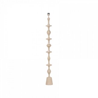 Colmore Vloerlamp ALU RUW/TAUPE 15x15x152