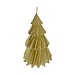 Home Society Kaars kerstboom Windy Tree goud L