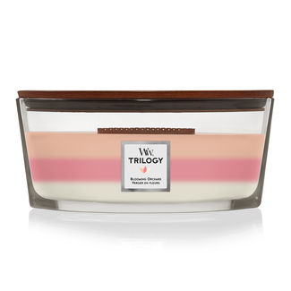 Woodwick Trilogy Blooming Orchard Ellipse WoodWick® HearthWick Flame© 50h Woodwick Trilogy Blooming Orchard Ellipse WoodWick® HearthWick Flame© 50h