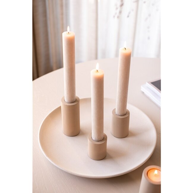 Home Society Candleholder XL Ravi Beige S