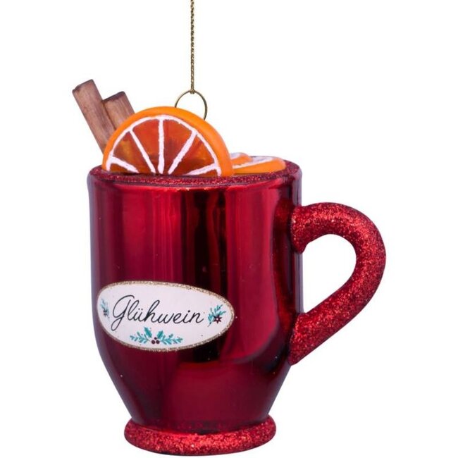 Vondels Ornament glass glühwein H8.5cm