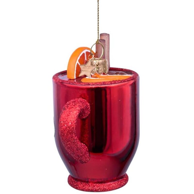 Vondels Ornament glass glühwein H8.5cm